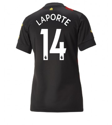 Manchester City Aymeric Laporte #14 Bortedrakt Kvinner 2022-23 Kortermet
